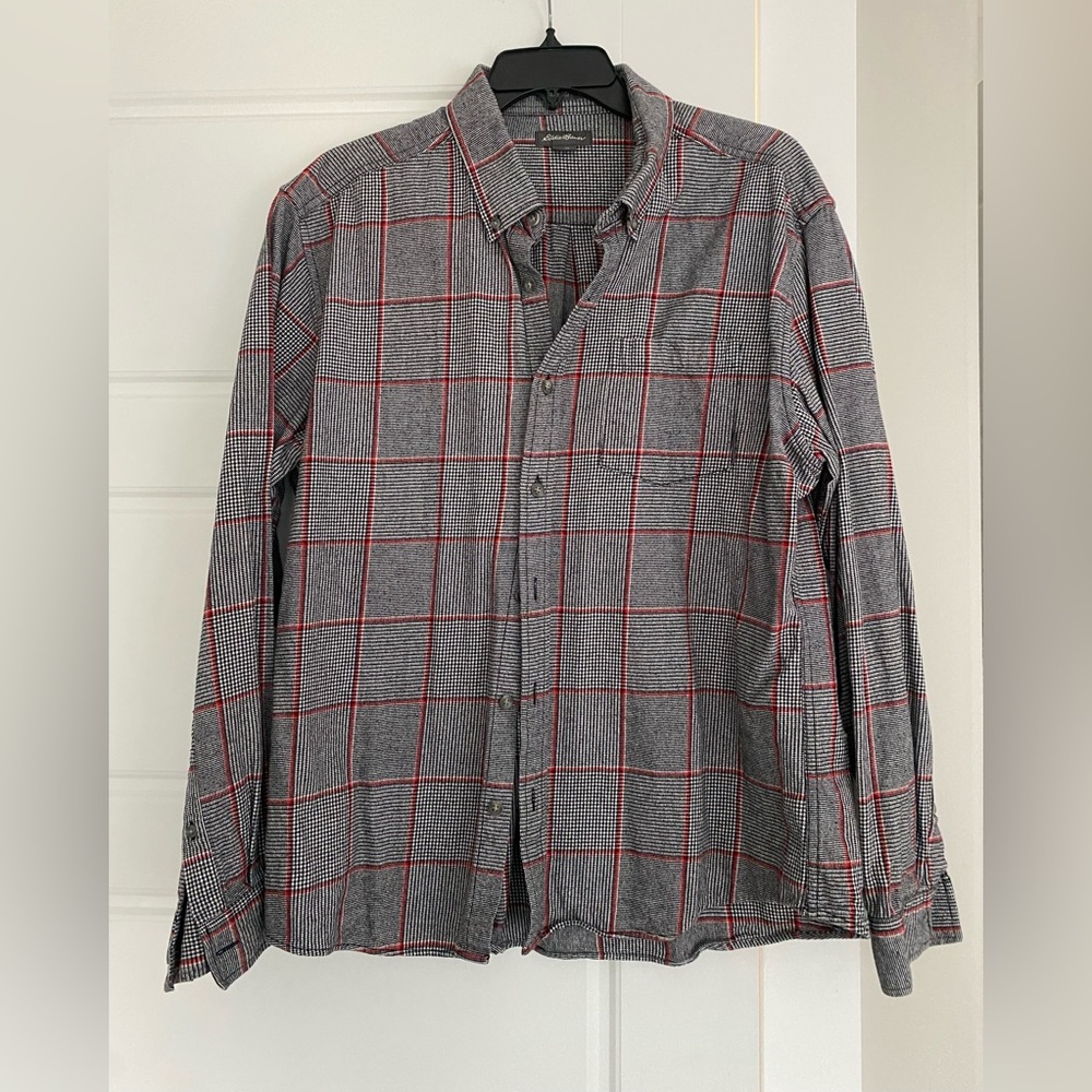 Eddie Bauer Checked Shirt - EUC - XL